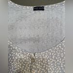 Brandy Melville , Blue and White‎ Floral, Button Up, Zelly Crop Top, one size Photo 3