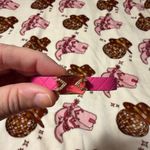 Keep Collective QUILTED HOT PINK/SADDLE BROWN leather keeper With Jewel Pink Photo 2