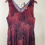 Johnny Was  Belle Burgundy Pink Velvet Sleeveless Tank Midi Dress sz M Photo 3