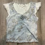 Kimchi Blue  by Urban Outfitters Dainty Angel Fairy Core Crop Top Whimsical Large Photo 0