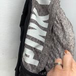 Victoria's Secret PINK Backpack Gray Heathered Black Logo School Travel Bag Photo 2