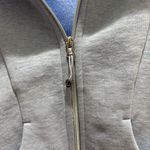 Lululemon Light Blue Heathered Scuba Hoodie Light Cotton Fleece Size 6 Photo 5