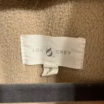 Lou & grey Sherpa Pullover Button Up Tan pockets fuzzy Relaxed Fit Sz Small Photo 6