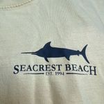 American Vintage Yellow Seacrest Beach fish T-shirt Photo 2