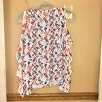 Tanya Taylor Corinne Silk Floral Printed Cold Shoulder Top Size 2 Photo 2