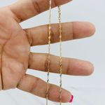 ❤️ 10k gold necklace 18” ❤️ Women’s necklace ❤️ Dainty yellow, rose and white gold necklace ❤️ cadena de oro de 10kilates ❤️ cadena de mujer Photo 4