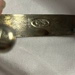 None Vintage Chinese Zodiac Bangle Bracelet Sterling Silver 925 Etched Design Photo 2