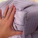 OFFLINE by Aerie High Waist Smocked Lined Running Athletic Shorts size small Purple Photo 2