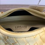 Urban Expression Urban Expressions | Buttery Yellow Faux Leather Woven Hobo Bag 💛 Photo 2