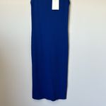 Helmut Lang Helmunt Lang Blue Stretch Bodycon Dress Size: XS Photo 2