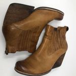 Kork-Ease  Leather Brown Tan Western Booties Photo 8