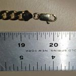 Mens 18K Gold Plated Figaro Chain Necklace 20 Inches Lobster Clasp Quarter Inch Photo 6