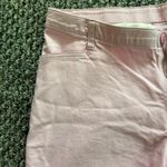 Lee Rider Pale Pink Midrise Bermuda Shorts Stretch Denim Women Summer Vacay BBQ Photo 2