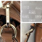 Michael Kors Margo Tan Leather Satchel Bag Photo 9
