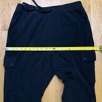 Victoria's Secret Victoria’s Secret Pink Fleece Cargo Wide Leg Sweat Pants Black XL Streetwear 90s Photo 5