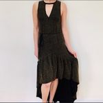 Urban Outfitters NWT  Ecoté high low gold shimmer dress size medium‎ Photo 1