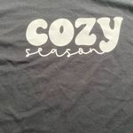 Gildan Cozy Season Black Women’s Long Sleeve T-shirt Photo 3