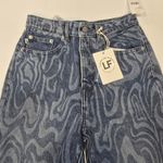 Lovers + Friends Reece High Rise Slim Straight in Blue Canyon Size 26 Photo 4