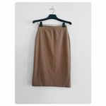Babaton ★ Aritzia [] High Rise Contour Pencil Skirt - Light Brown ★ Photo 1