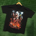 Terrifier 2 Art the Clown Horror Poster T-Shirt Size Extra Large Photo 2