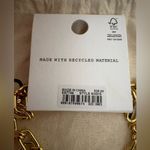 Madewell NWT Chunky Link Chain Necklace and Carabiner Link Hoop Earrings Photo 5