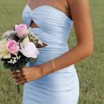 Kiss prom blue homecoming dress Size 4 Photo 0