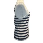 MOTHER “The Chin Ups Tank” Striped Ribbed Racerback – Size L White Size L Photo 2