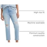 Levi's NWT Wedgie Straight Jeans Struck By Lightning 29x28 – 29 Photo 3