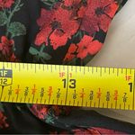 Jack by BB Dakota Jack Red Black Floral Ruffled Jumpsuit Size XS Photo 11