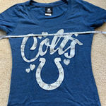 NFL Team Apparel  Women’s Indianapolis Colts Slim Fit Blue T-Shirt - Size S - EUC Photo 5