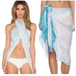 Gypsy 05 Beach Scarf, Sarong/Coverup Color Turquoise Melon OS NWT Photo 1