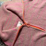 Aerie  Striped Pink and Orange Cowl Neck Sweater Photo 1