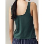 Pilcro  Anthropologie Green Scoop-Neck Tank Top Size S Photo 1