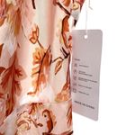 Tsher Floral Satin Midi Slip Dress New Pink Size L Photo 6