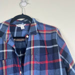 Old Navy ‎ Women's Flannel Plaid Shirt Sz M Photo 2