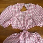 Miss Selfridge Pink Gingham Two-Piece Set Photo 2