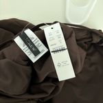 J.Crew NWT Button-trim Scoopback One-piece Swimsuit Inky Espresso Brown Photo 3