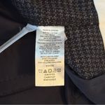 Loft  Women’s Size 14 High Waist Trouser Wide Leg Navy Houndstooth Dress Pants Photo 8