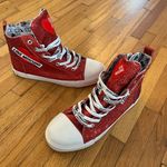 Moschino Red Hi Tops Photo 1