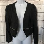 Philosophy  charcoal‎ gray zipper swing jacket Photo 0