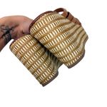 Sam Edelman  Devon Strappy Wedge Sandal Saddle Leather Woven Espadrille Size 8.5 Photo 11