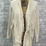 Anthropologie  Rosie Neira Rima Fringed Cardigan Photo 0