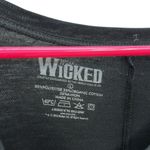 Wicked Black Long Dolman Sleeve Boat Neck Graphic Lightweight Tee Womens Large Photo 8