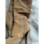 Michael Kors Adena Slouch Tan Suede Leather Knee High Boots ~ Size 7.5 Photo 2