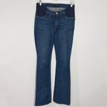 J Brand  Mama J Super Skinny Maternity Jeans Side‎ Panels Blue Size 28 Photo 3