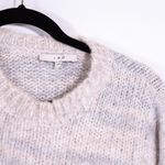 IRO  Sagal Wool Alpaca Blend Knit Stretch Crew Neck Pullover Sweater Light Grey   Photo 1