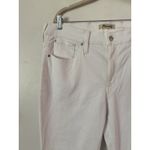 Madewell NWT Mid Rise Kick Out White Stretch Denim Jeans Women’s Size 32 Photo 5