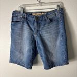 Nine West  Vintage America Jeans Classic Blue Denim Shorts Mid Rise Size 10 Photo 0