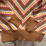 Victor Glemaud Multicolor Women’s Diamond Patterned Sweater L Brown Size L Photo 2