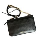 Rebecca Minkoff  Bree Crossbody Bag Purse Black Leather Goldtone Hardware Photo 7